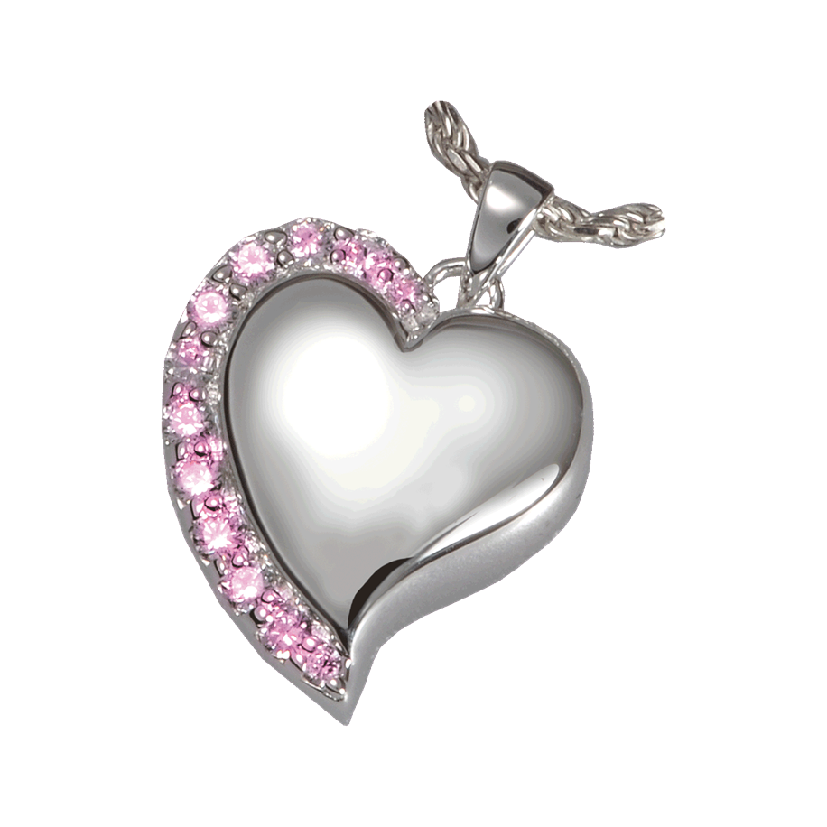 Reflections Silver- Pink Stones