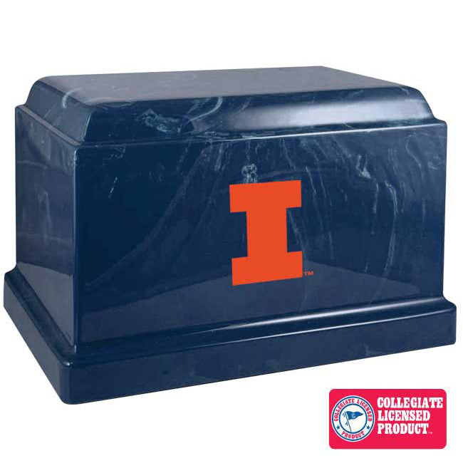 University of Illinois Collegiate Marble Urn