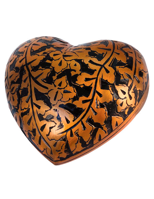 Copper Oak Heart