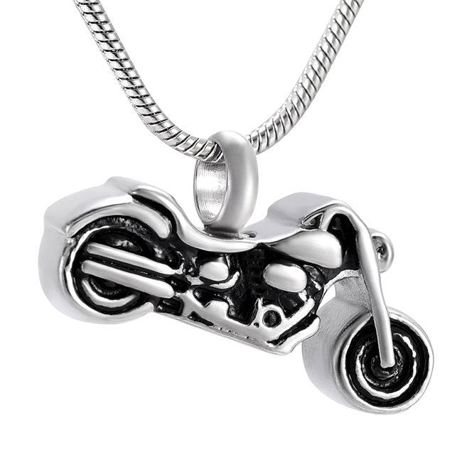 Stainless Steel Keepsake Motorcycle Pendant
