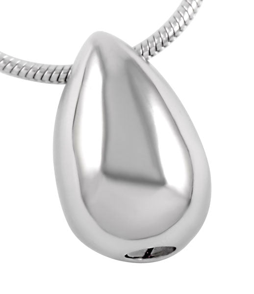 Stainless Steel Keepsake Tear Pendant