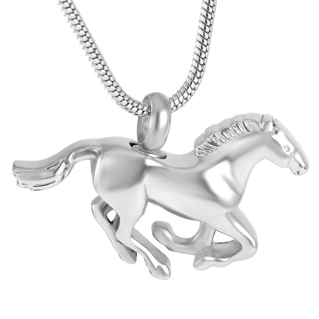 Stainless Steel Keepsake Horse Pendant