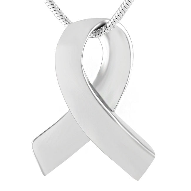 Stainless Steel Keepsake Ribbon Pendant