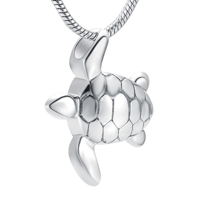 Stainless Steel Keepsake Turtle Pendant