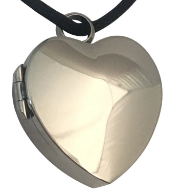 Stainless Steel Keepsake Heart Locket Pendant