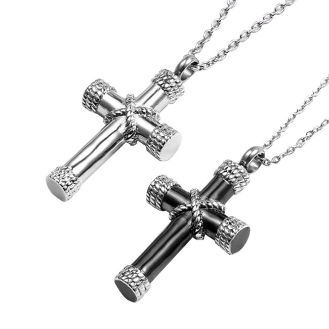 Stainless Steel Keepsake Cross Pendant