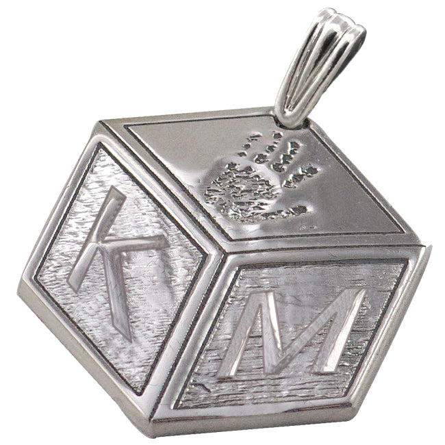 Life Print Baby Block Pendant