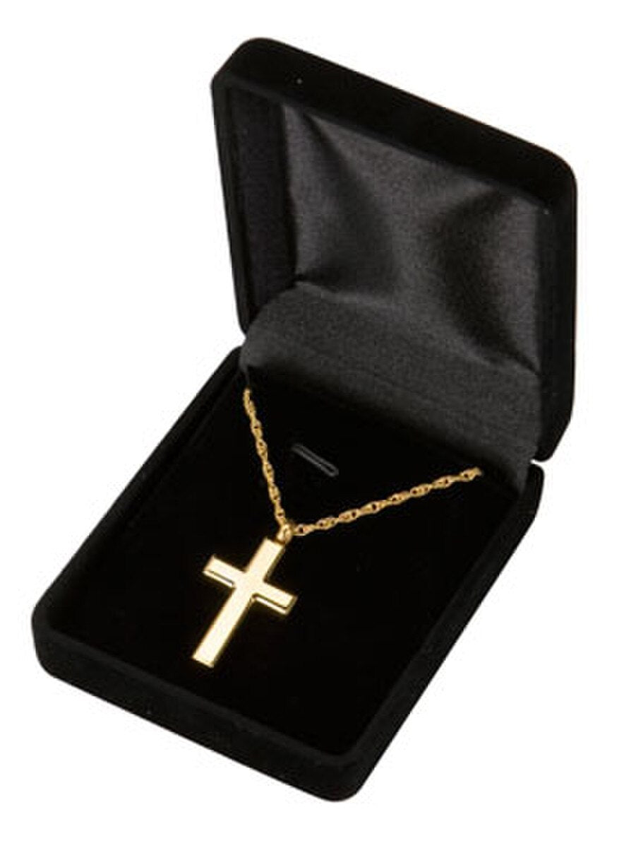 Gold Cross Keepsake Pendant