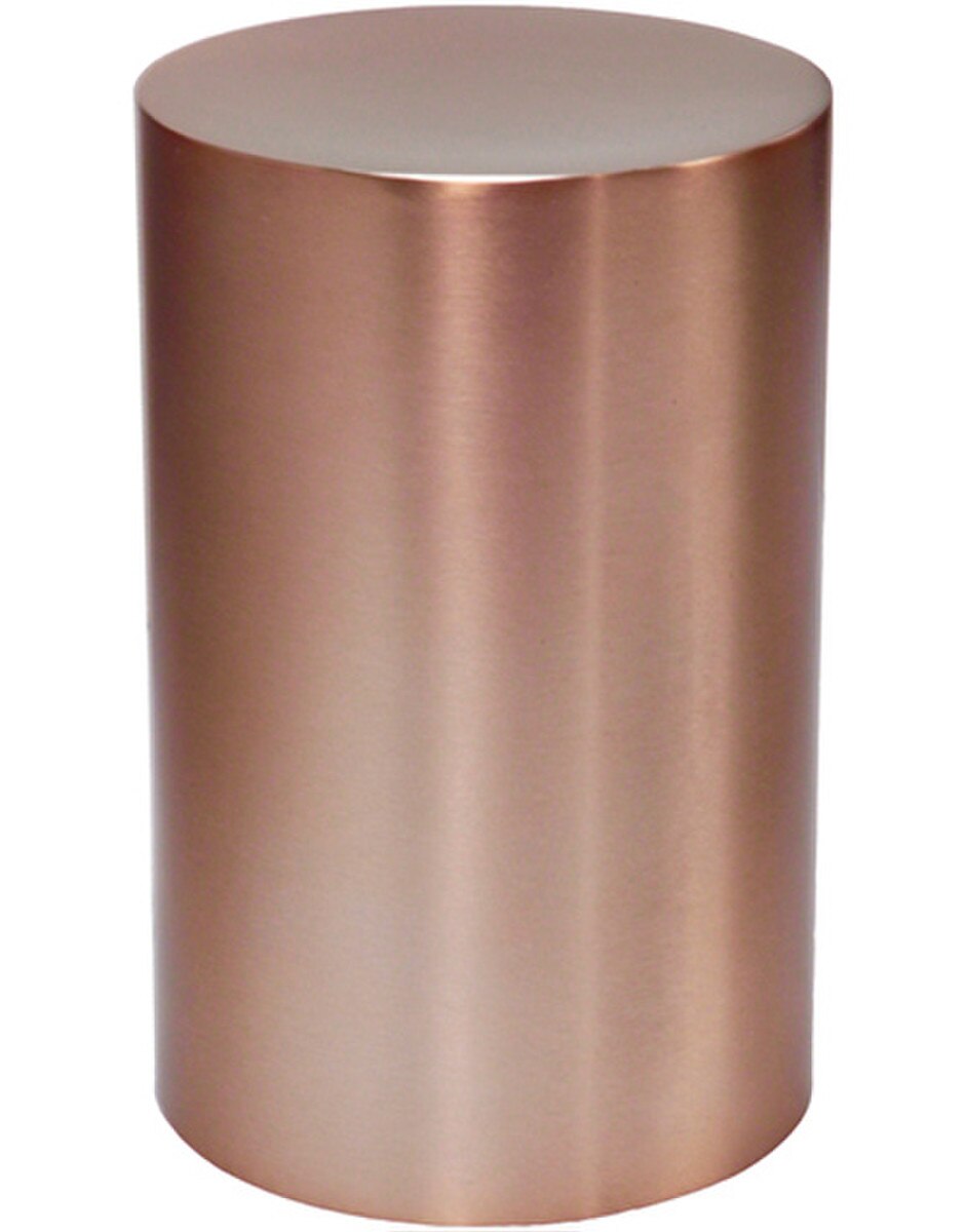 Stainless Steel Copper Cylinder Urn