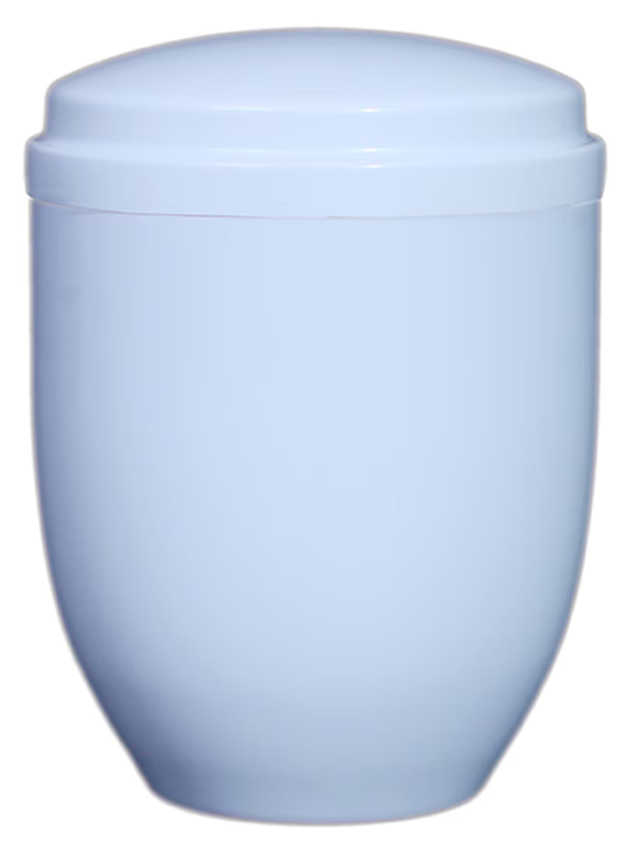 Metal White Urn