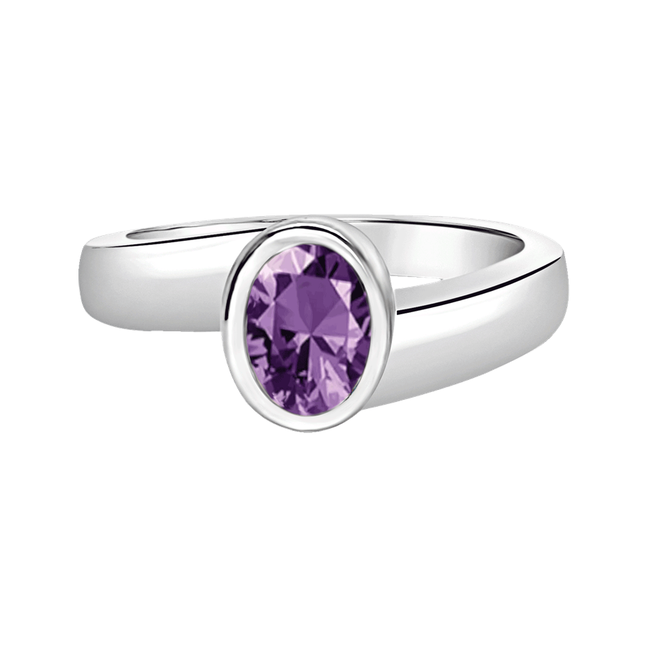 Oval Ring w/ June Birthstone
