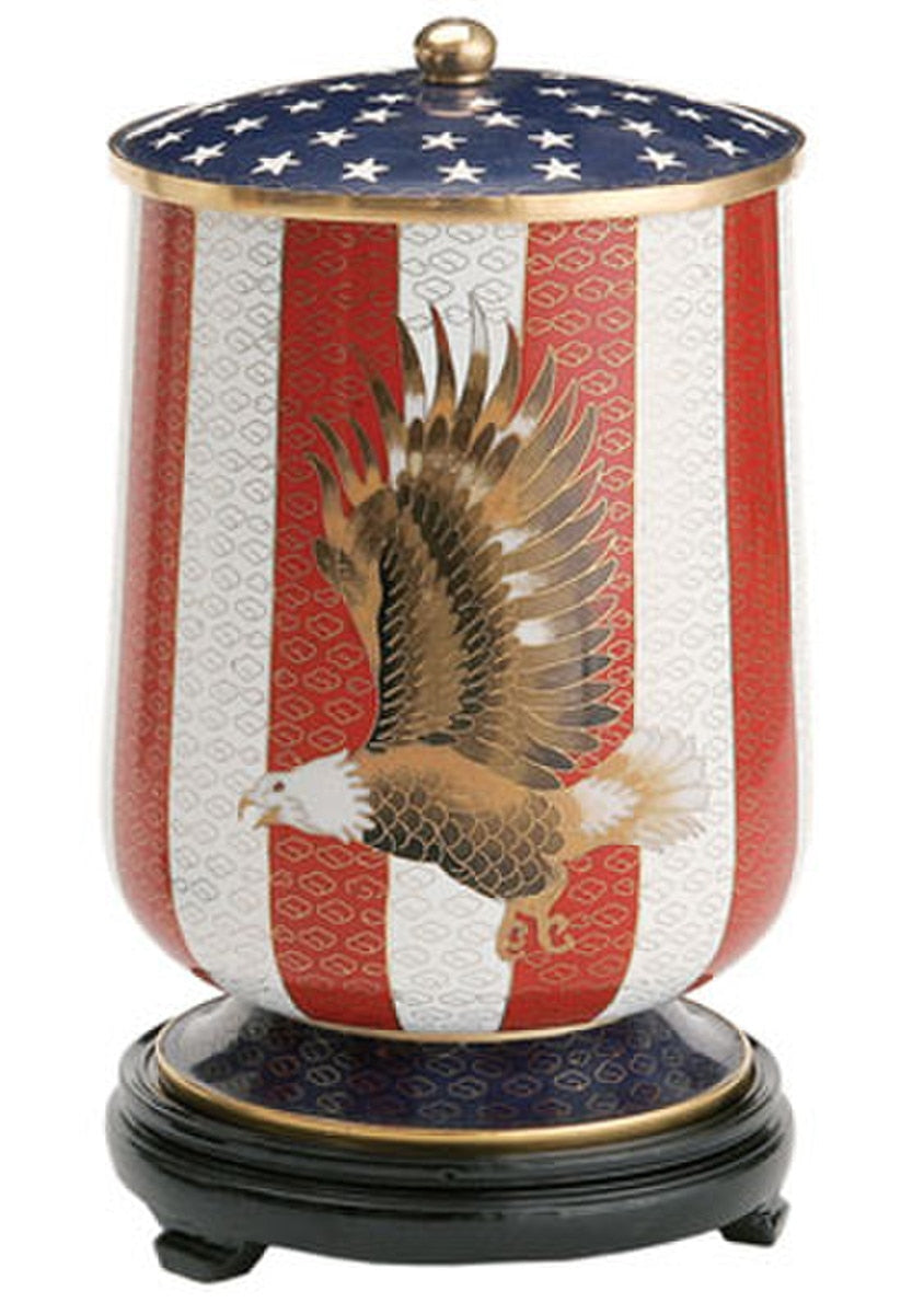 Flag & Eagle Urn