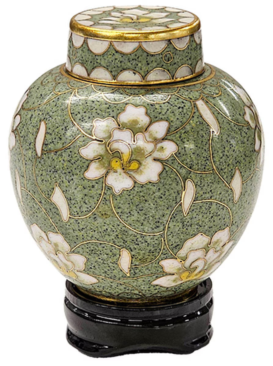Cloisonné Pear Blossom Keepsake