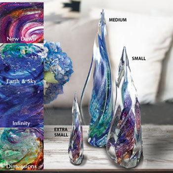 Art Glass Keepsake Eternal Flame