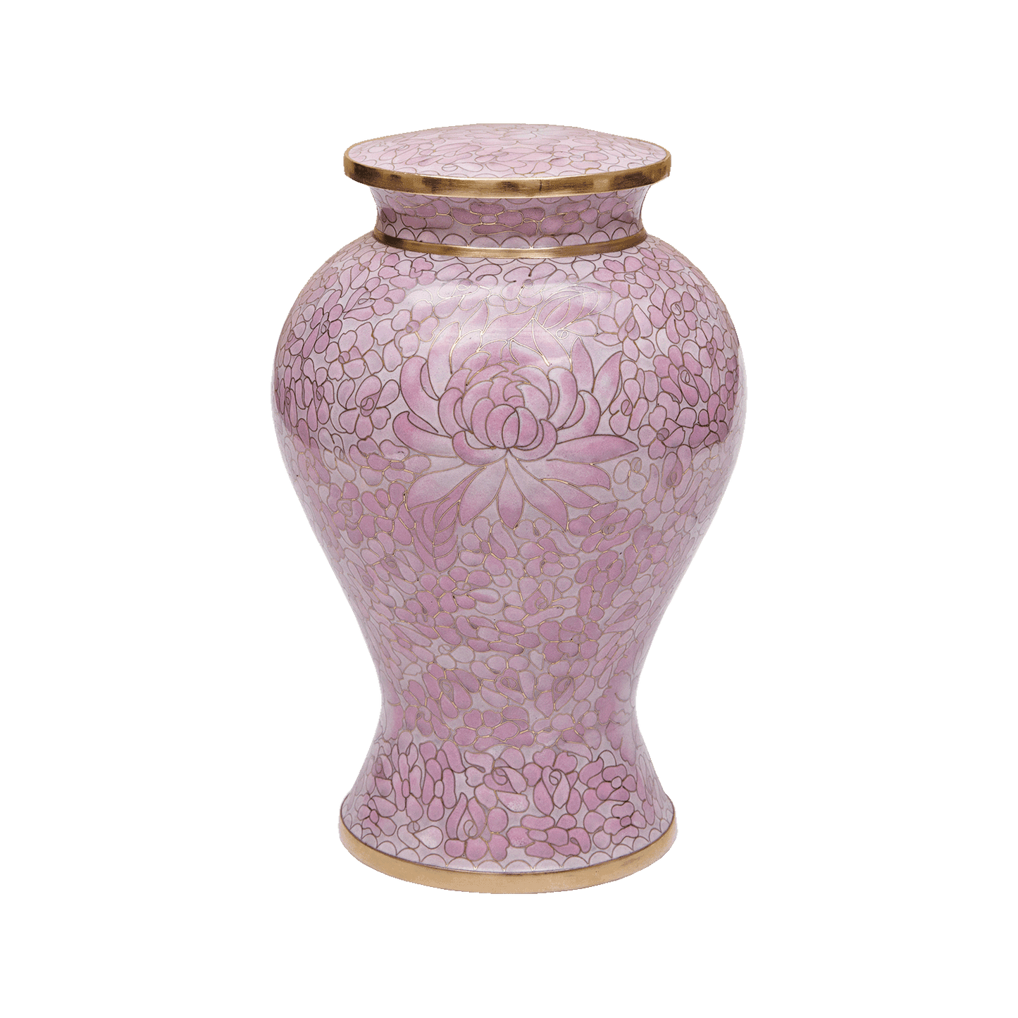 Cloisonné Rose Urn