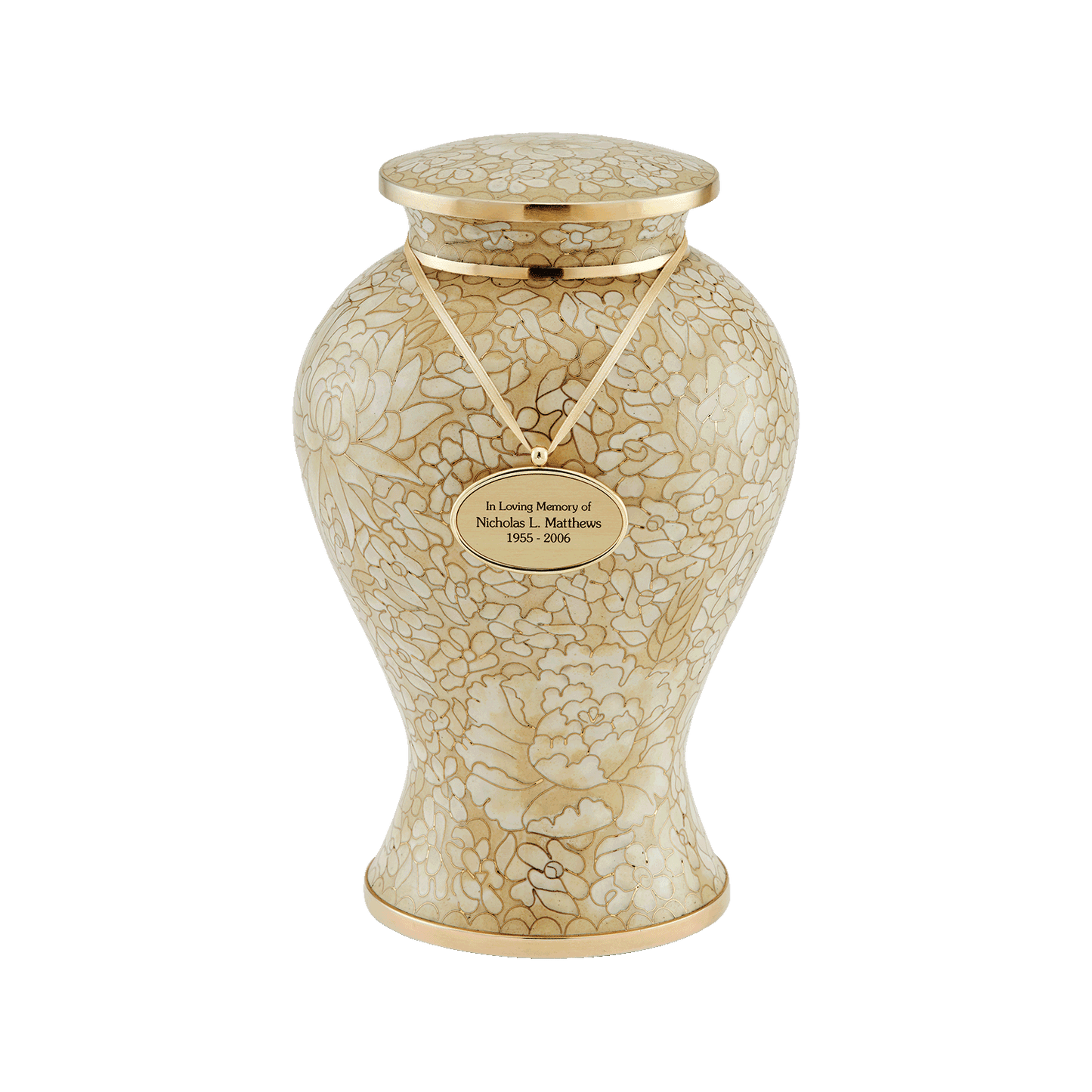 Opal Cloisonné Urn
