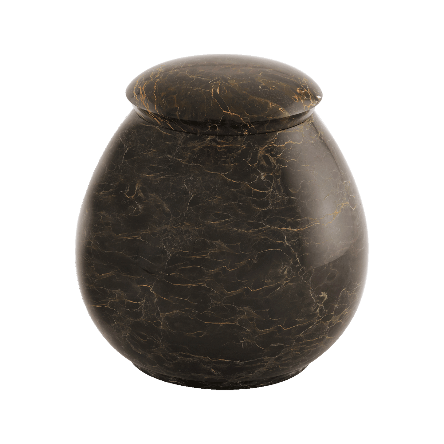 Tiger Eye Round marble urn