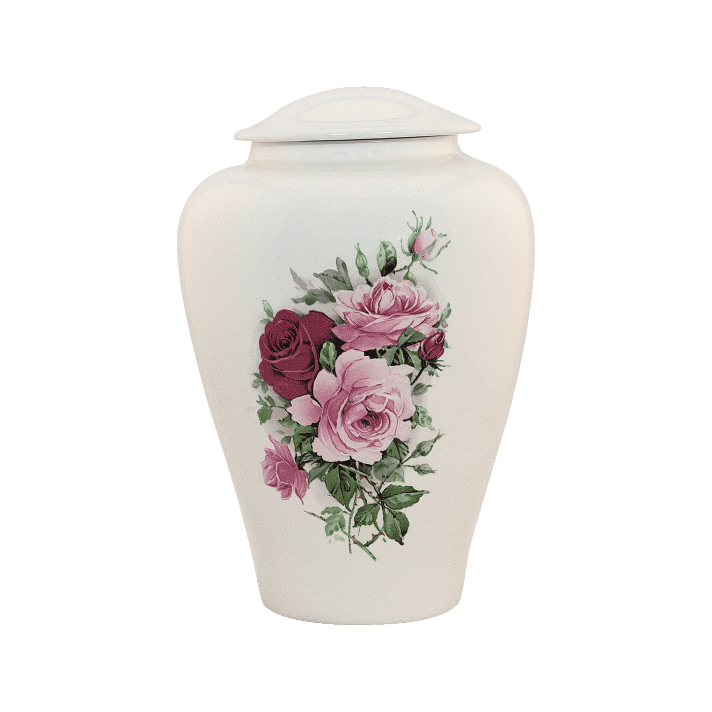 Rose Garden ceramic urn