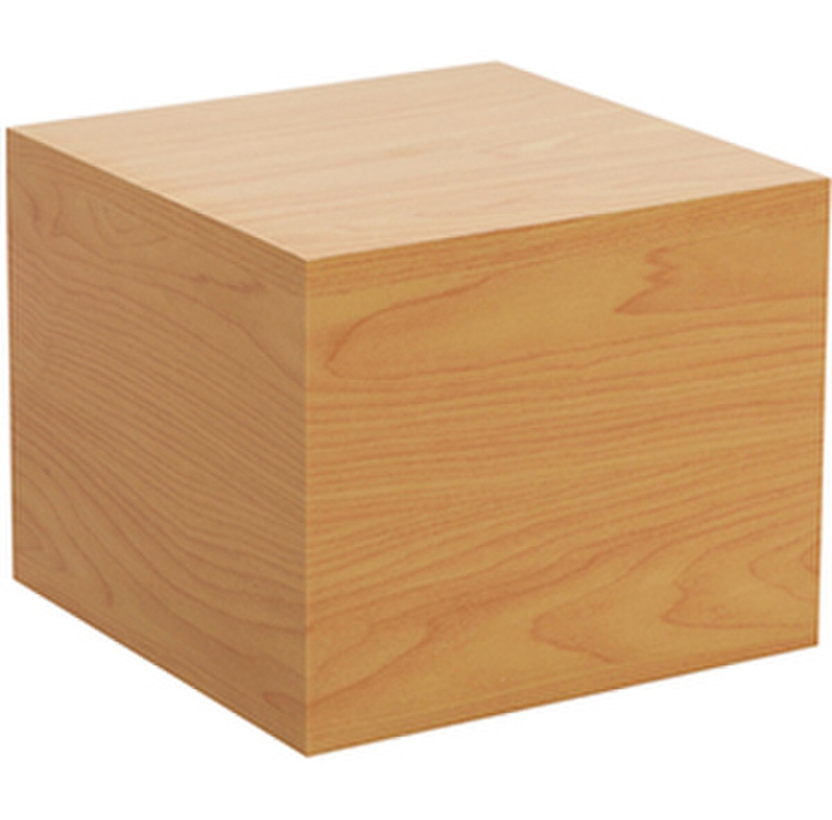 Light Brown Simplicity Cube Urn