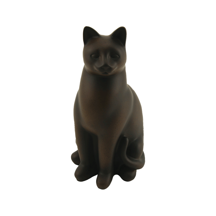 Simba Shadow Resin Cat Urn