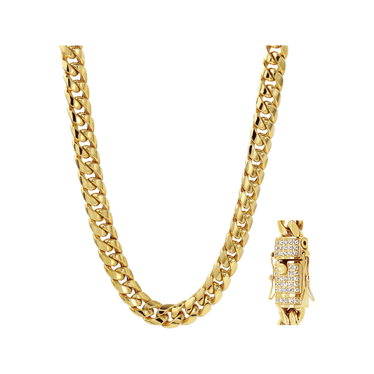 Cuban Link CZ Necklace - 18"