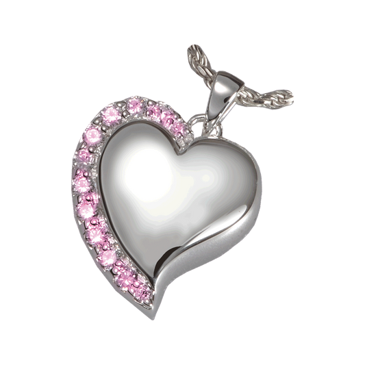 Reflections Silver- Pink Stones