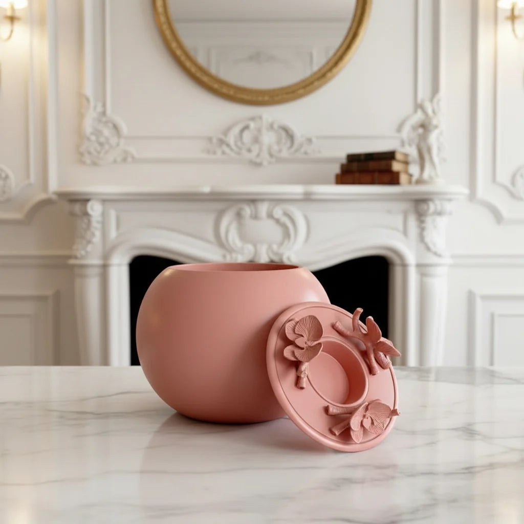 Handmade Orchid Keepsake Urn