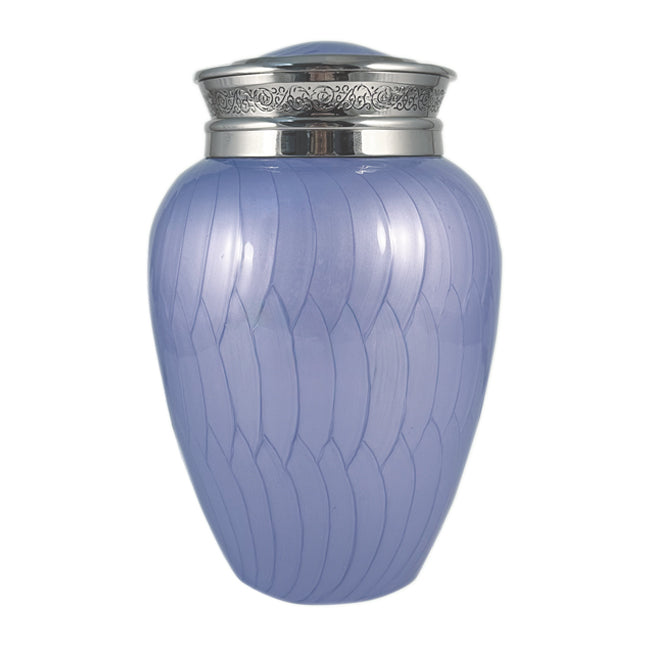 Feathered Lavender Urn