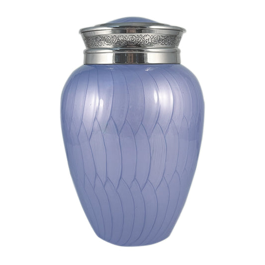 Feathered Lavender Urn