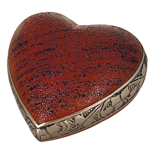 Marbled Crimson Heart Keepsake