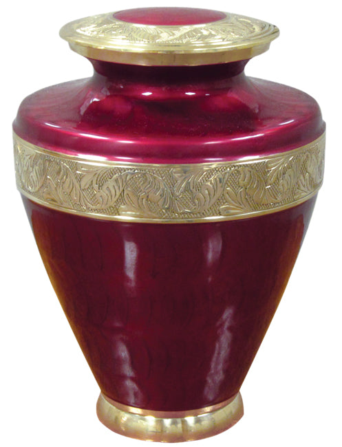 Golden Scarlet Urn