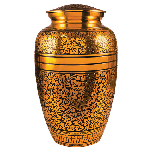 Copper Oak Urn