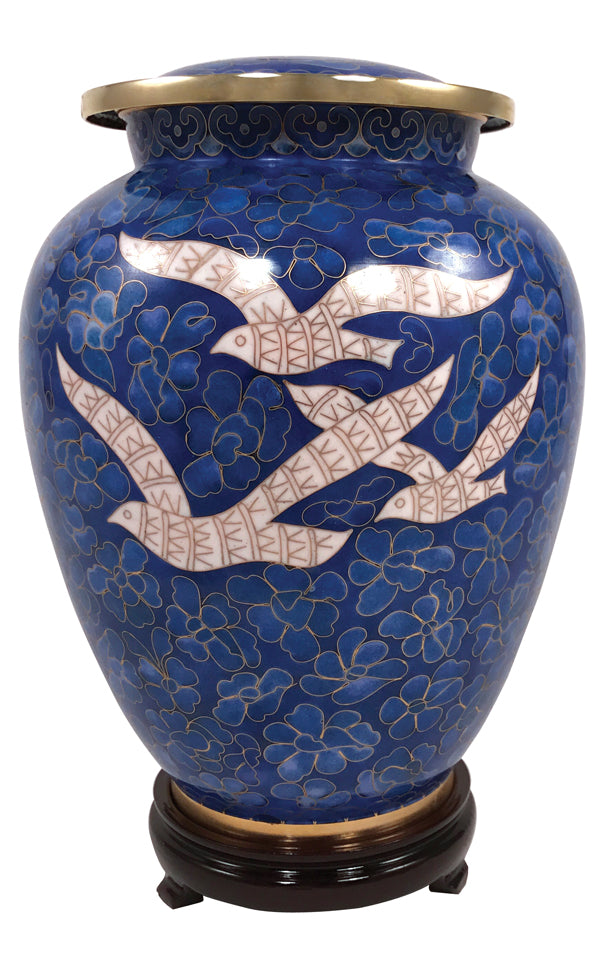 Going Home Cloisonne Urn