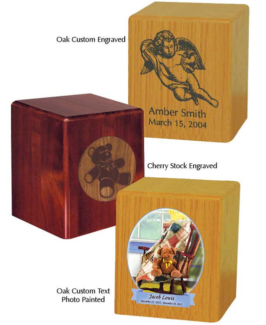Wood Infant Urn