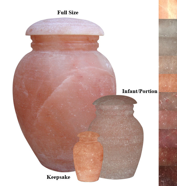Full Size Natural Salt Eco-Friendly Urn