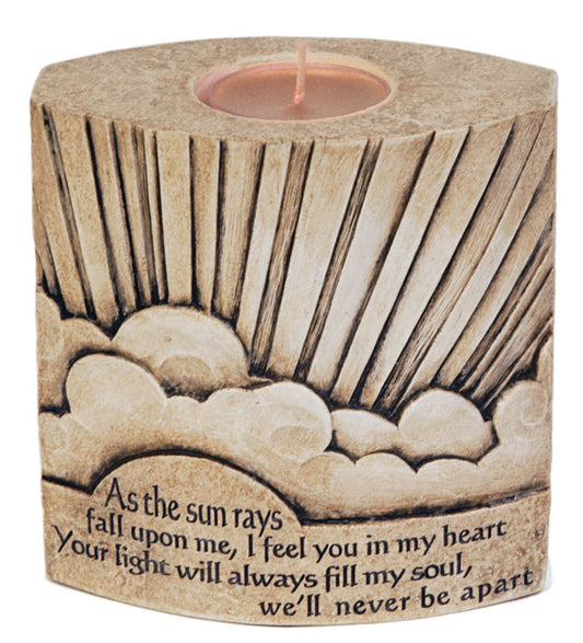 Sun Rays Candle Keepsake