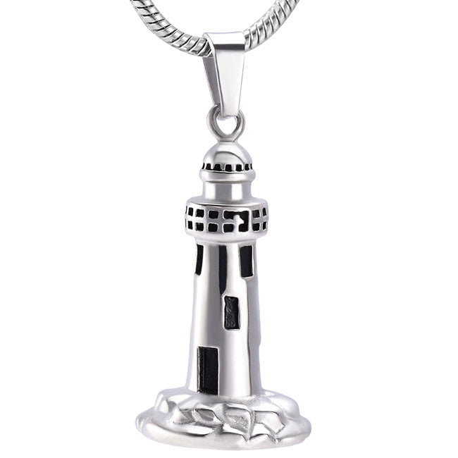 Stainless Steel Keepsake Lighthouse Pendant