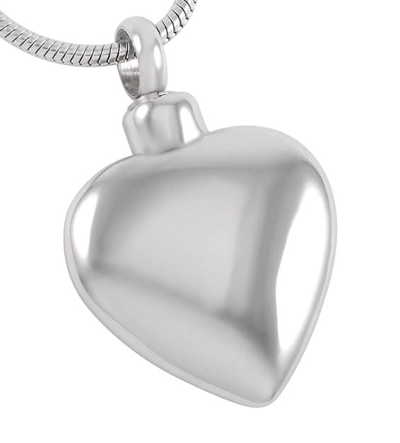 Stainless Steel Keepsake Small Heart Pendant