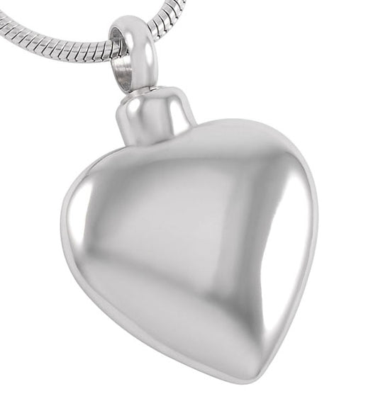 Stainless Steel Keepsake Small Heart Pendant