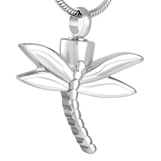 Stainless Steel Keepsake Dragonfly Pendant