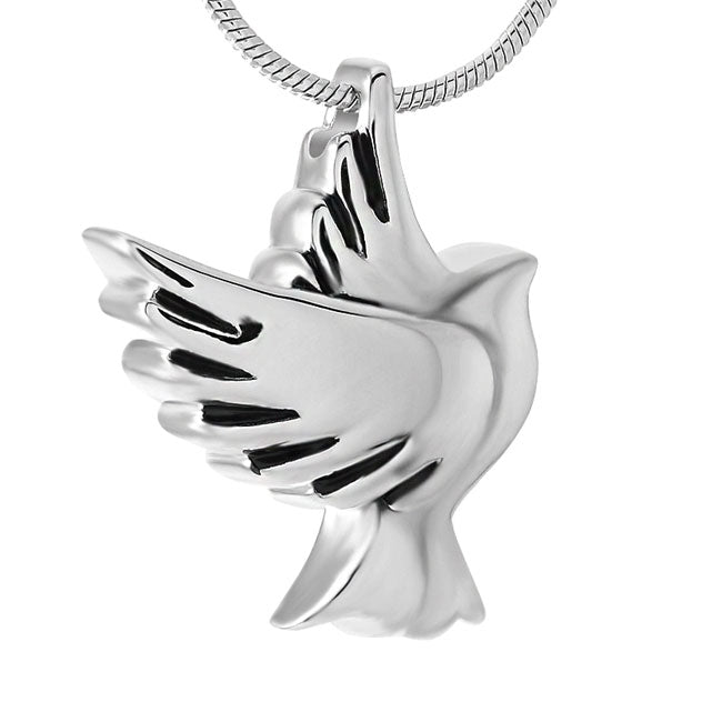 Stainless Steel Keepsake Dove Pendant