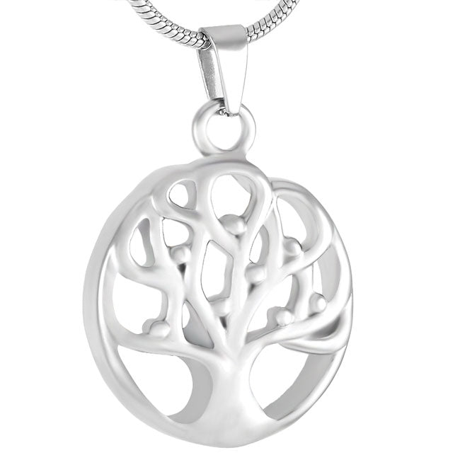 Stainless Steel Keepsake Tree of Life Pendant