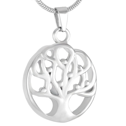 Stainless Steel Keepsake Tree of Life Pendant