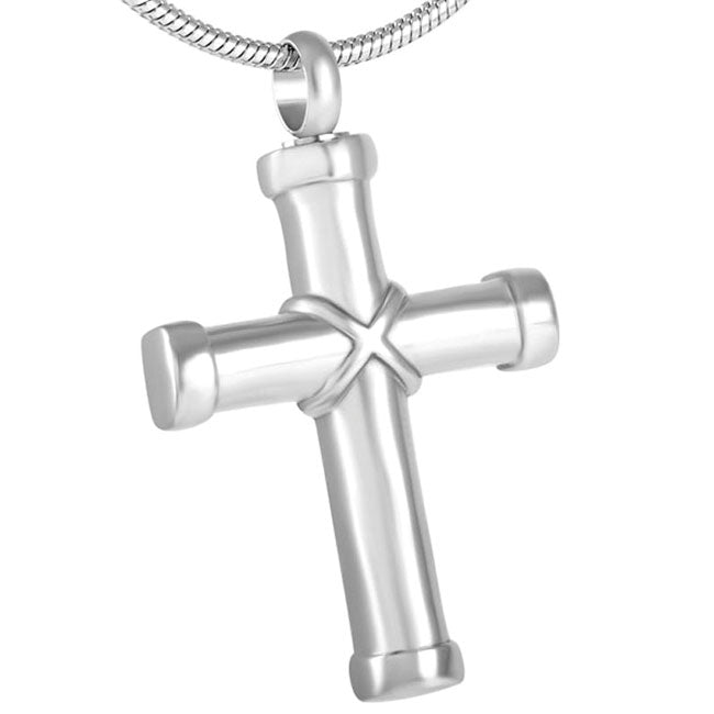 Stainless Steel Keepsake Bound Cross Pendant