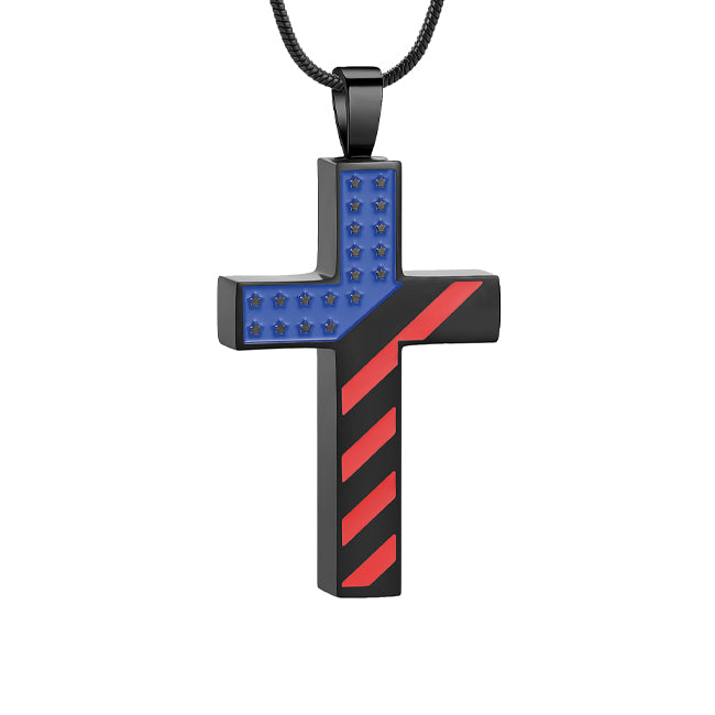 Stainless Patriot Cross