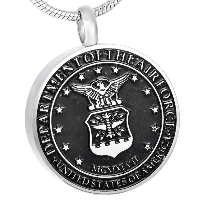 Stainless Steel keepsake Air Force Pendant