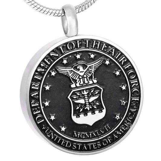 Stainless Steel keepsake Air Force Pendant