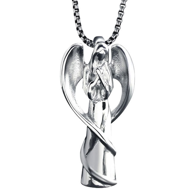 Stainless Steel Keepsake Angel Pendant