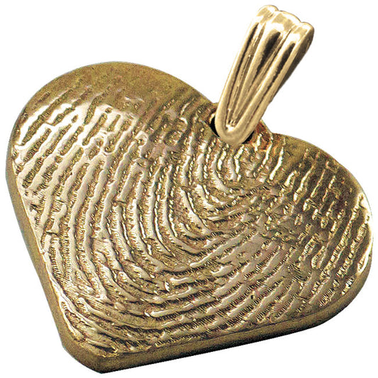 Life Print Heart Pendant
