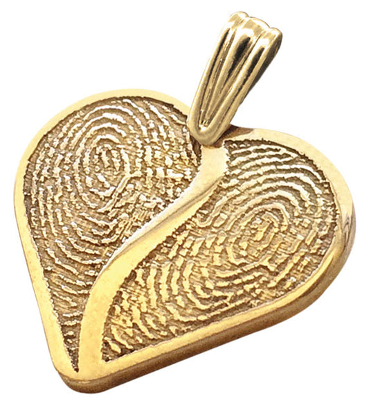 Life Print Lifeline Heart Pendant